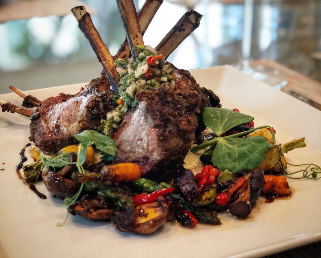 cooked meat with vegetable on white ceramic plate