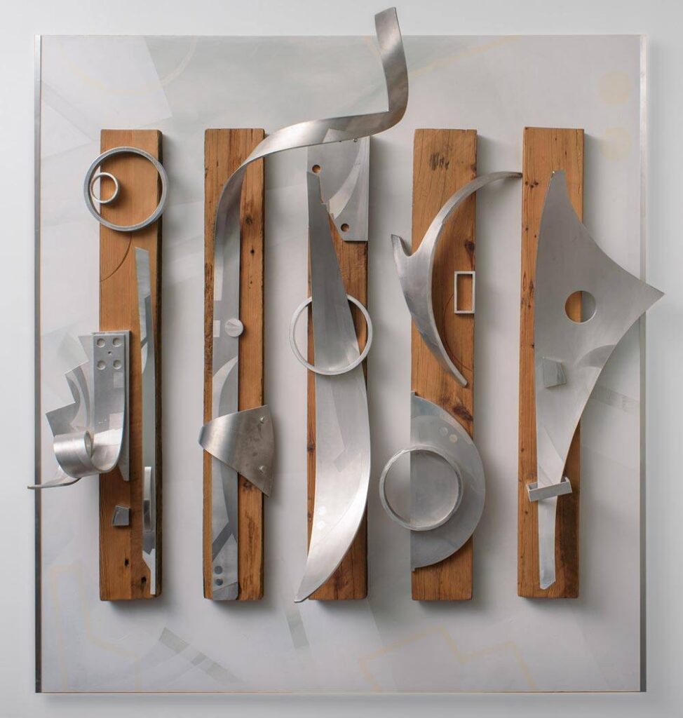 artwork displayed on a white wall