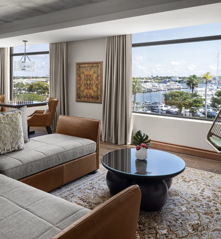 Crusoe Junior Suite Living Area