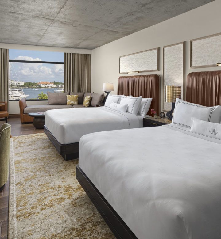 Guest Room two queen beds water view