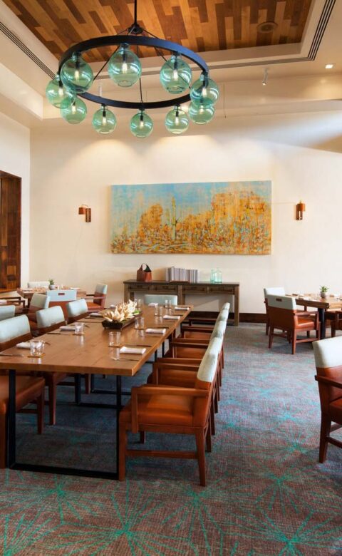 Verdigris private dining room
