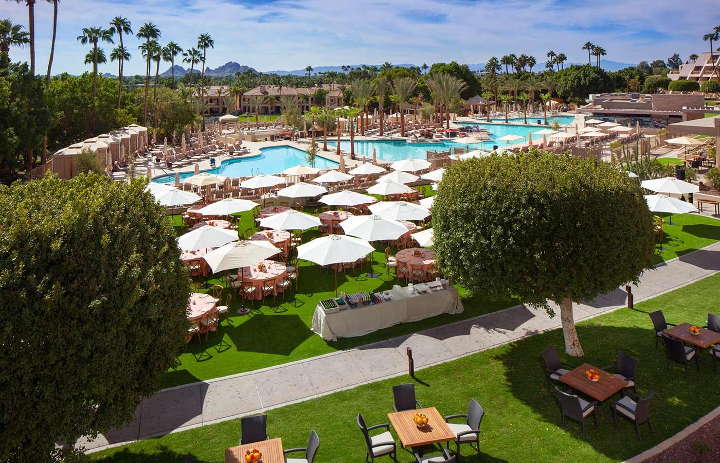 Outdoor Wedding Reception