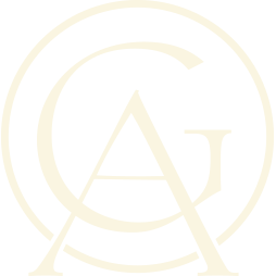 Grand Adirondack monogram of letters 'G and A'